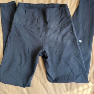 lululemon athletica Black Performance Leggings with Logo Tag